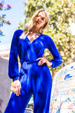 Royal Blue Jumpsuit | Bella Chic