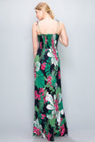 Floral Print Maxi Dress | Bella Chic