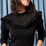 Black Knit Sweater | Bella Chic