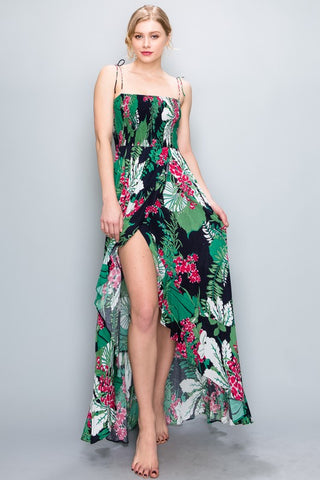 Floral Print Maxi Dress | Bella Chic