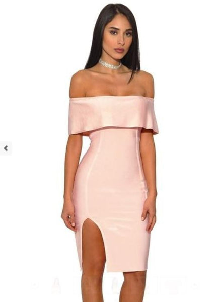 Sweet Nothings Pink Strapless Bandage Dress